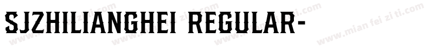 SJzhilianghei Regular字体转换